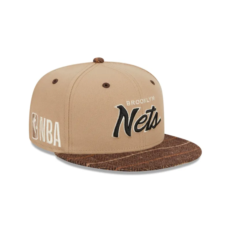 Brooklyn Nets Traditional Check 9FIFTY Snapback Hat sold by New Era
