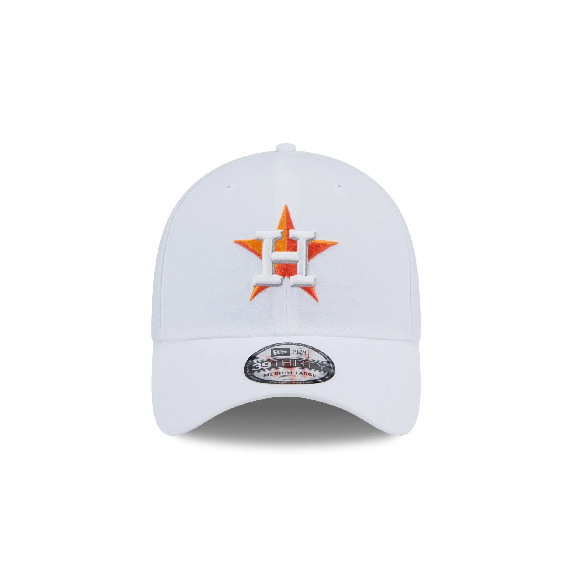Houston Astros Optic White 39THIRTY Stretch Fit Hat sold by New Era product image thumbnail 2