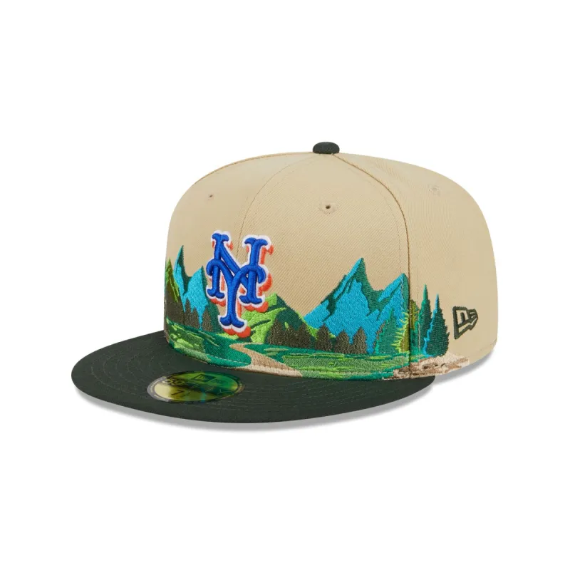 New York Mets Team Landscape 59FIFTY Fitted Hat sold by New Era