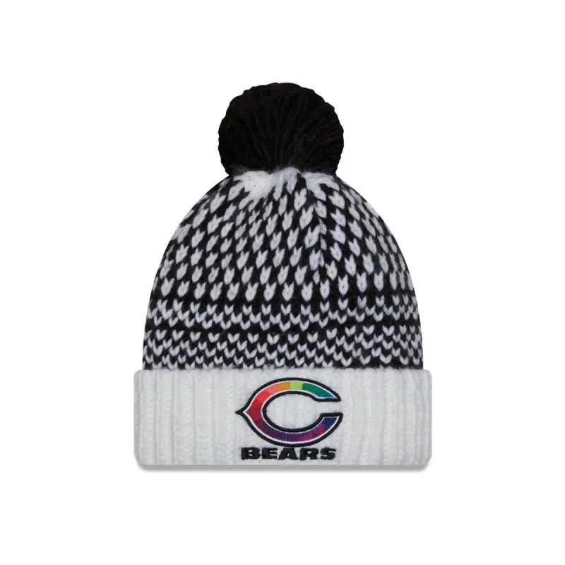 Chicago Bears 2023 Crucial Catch Women's Pom Knit Hat sold by New Era