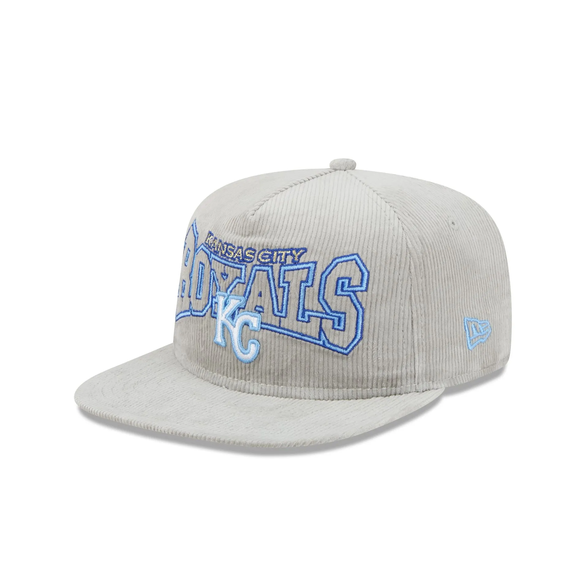 Kansas City Royals Gray Cord Golfer Hat sold by New Era