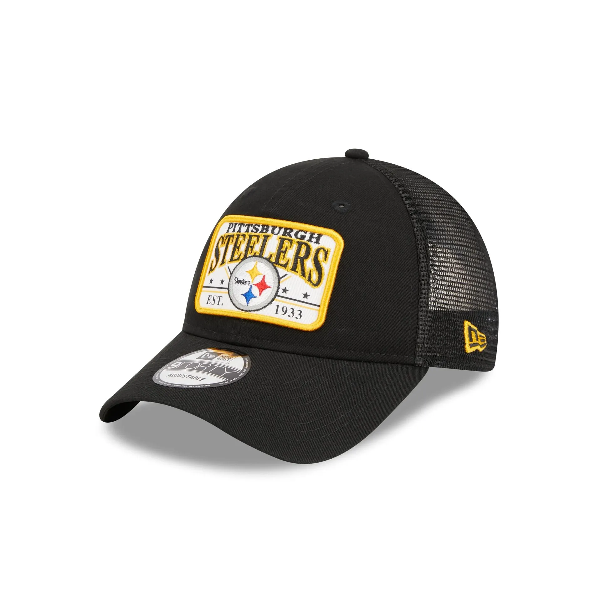 Pittsburgh Steelers Lift Pass 9FORTY Snapback Hat sold by New Era