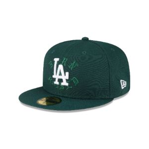 Born X Raised Los Angeles Dodgers 100 Anniversary Green 59FIFTY Fitted Hat sold by New Era