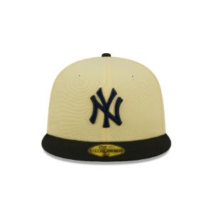 New York Yankees Soft Yellow 59FIFTY Fitted Hat sold by New Era