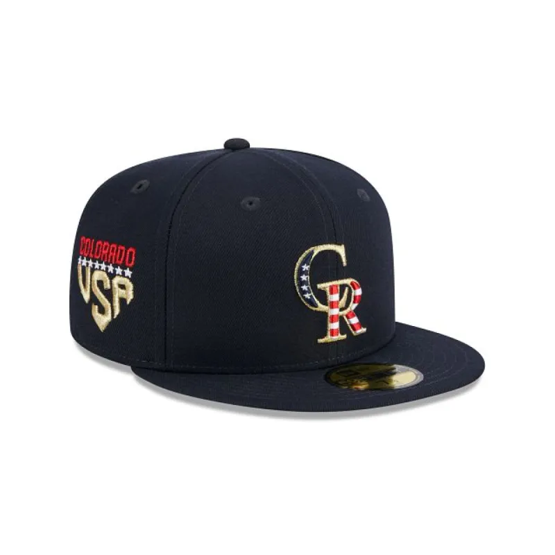 Colorado Rockies Independence Day 2023 59FIFTY Fitted Hat sold by New Era