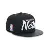 Brooklyn Nets Faux Leather Visor 9FIFTY Snapback Hat sold by New Era