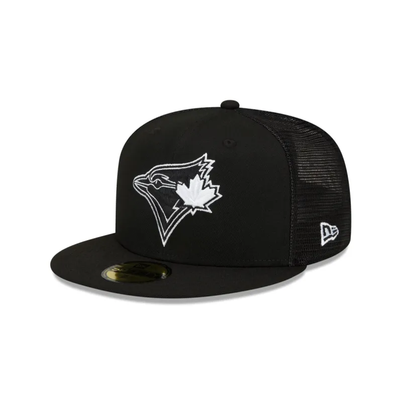 Toronto Blue Jays 2023 Batting Practice Black 59FIFTY Fitted Hat sold by New Era