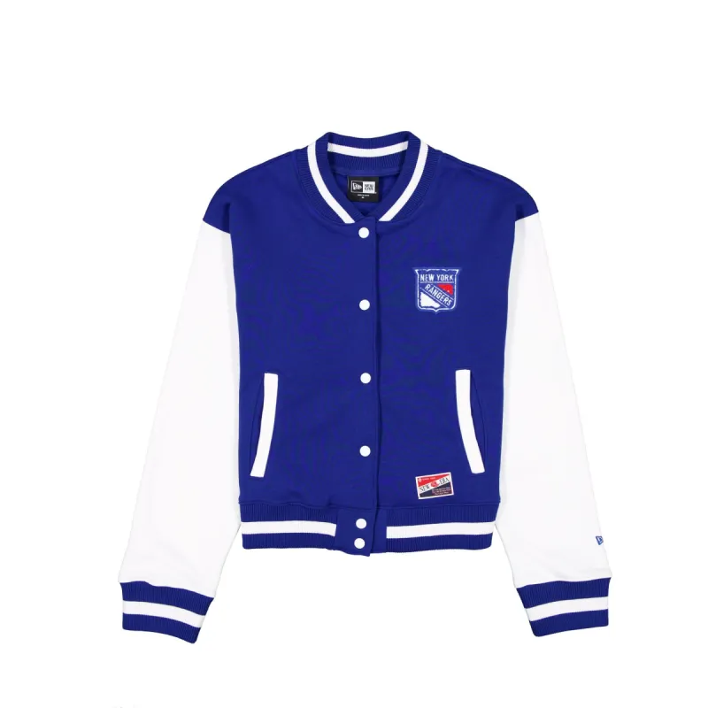 New York Rangers Throwback Fleece Women's Jacket sold by New Era