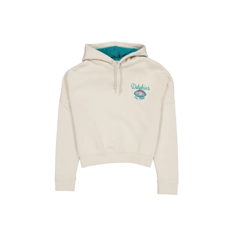 Miami Dolphins 3rd Down Historic Women's Hoodie sold by New Era