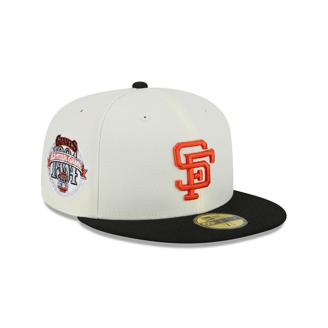 San Francisco Giants Throwback White 59FIFTY Fitted Hat sold by New Era