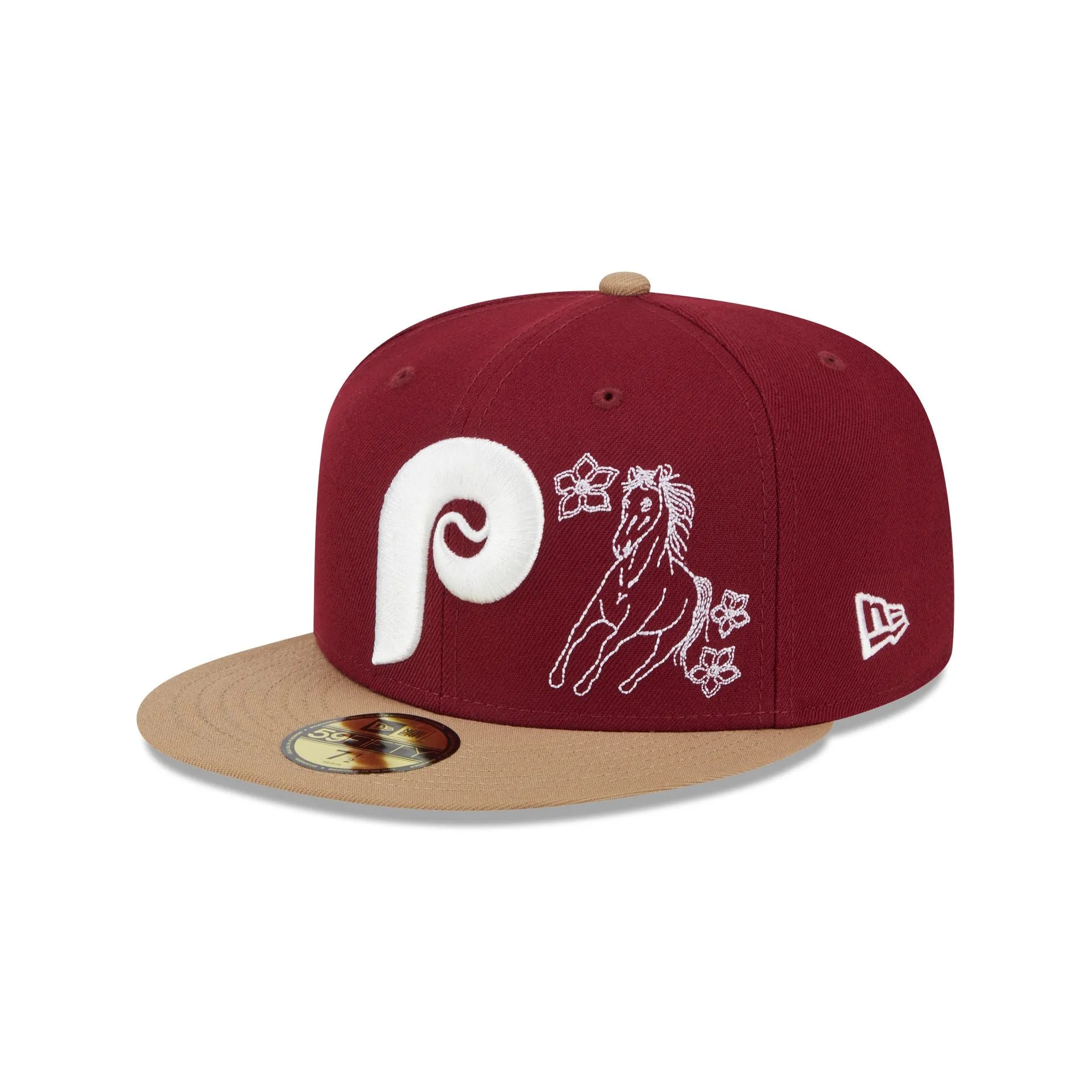 Philadelphia Phillies Western Khaki 59FIFTY Fitted Hat sold by New Era product image thumbnail 3