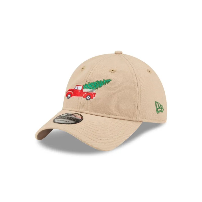 Holiday Essentials Red Truck 9TWENTY Adjustable Hat sold by New Era