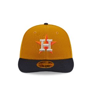 Houston Astros Vintage Gold Low Profile 59FIFTY Fitted Hat sold by New Era