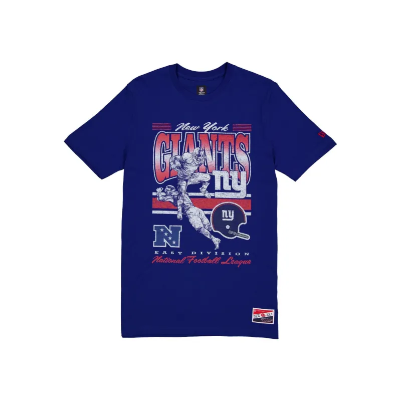 New York Giants Throwback Distress T-Shirt sold by New Era