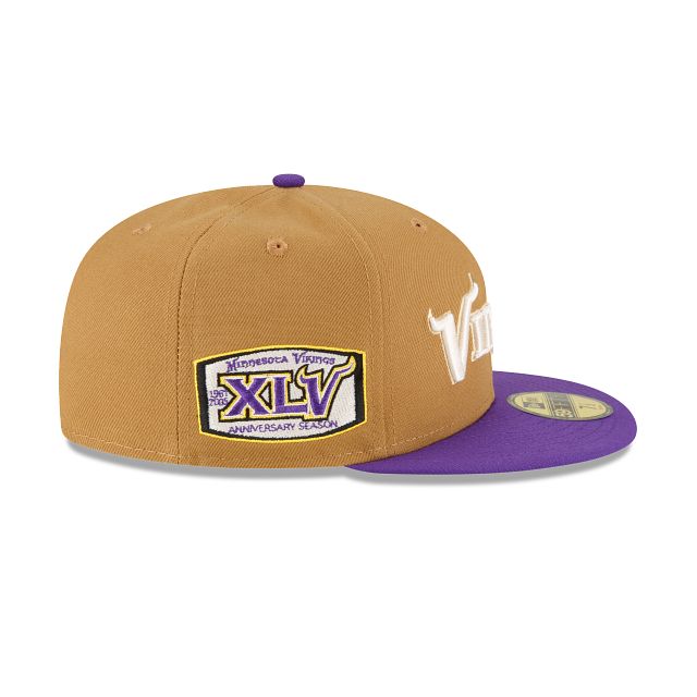 Minnesota Vikings Ivory Wheat 59FIFTY Fitted Hat sold by New Era product image thumbnail 4