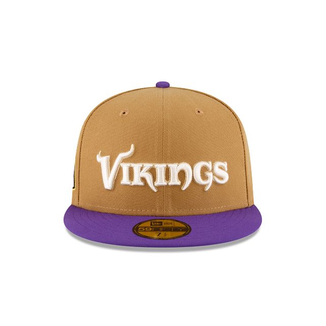 Minnesota Vikings Ivory Wheat 59FIFTY Fitted Hat sold by New Era product image thumbnail 2