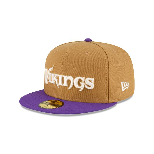 Minnesota Vikings Ivory Wheat 59FIFTY Fitted Hat sold by New Era product image thumbnail 3