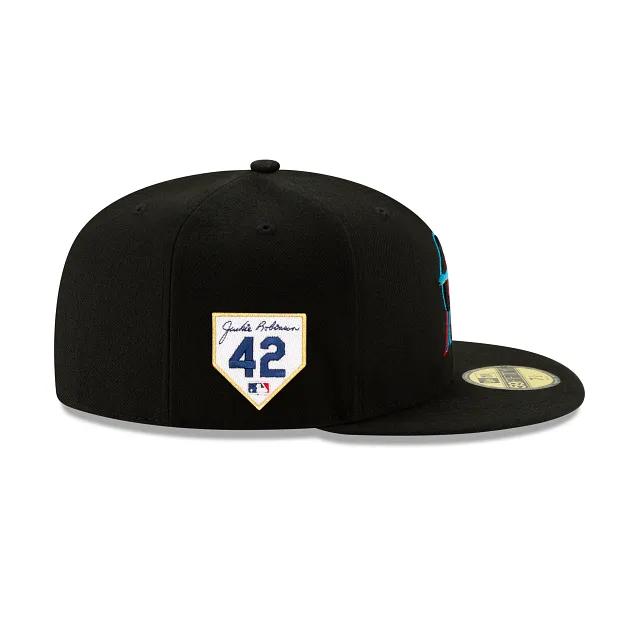 Miami Marlins Jackie Robinson Day 2024 59FIFTY Fitted Hat sold by New Era product image thumbnail 4
