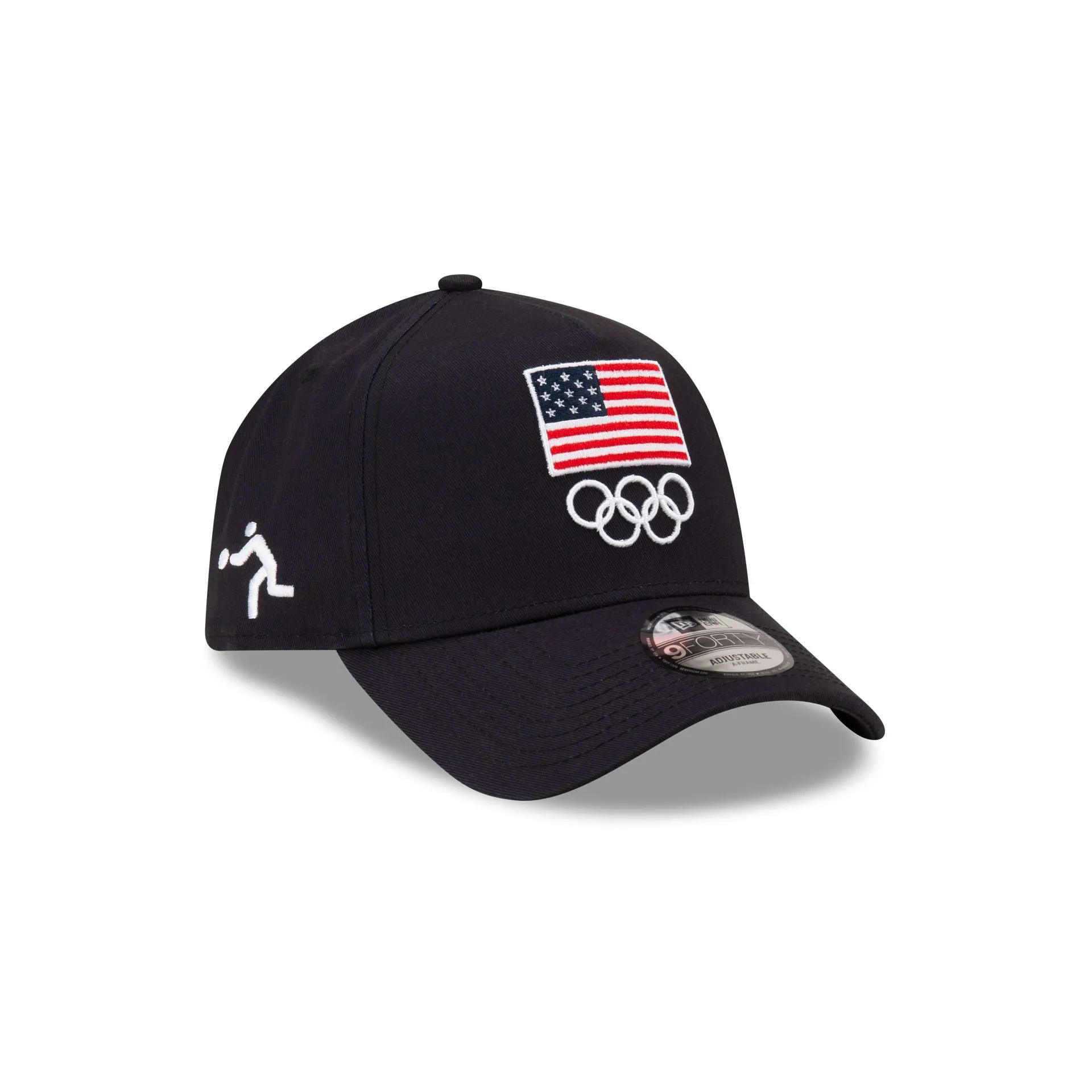 Team USA Rugby Navy 9FORTY A-Frame Snapback Hat sold by New Era