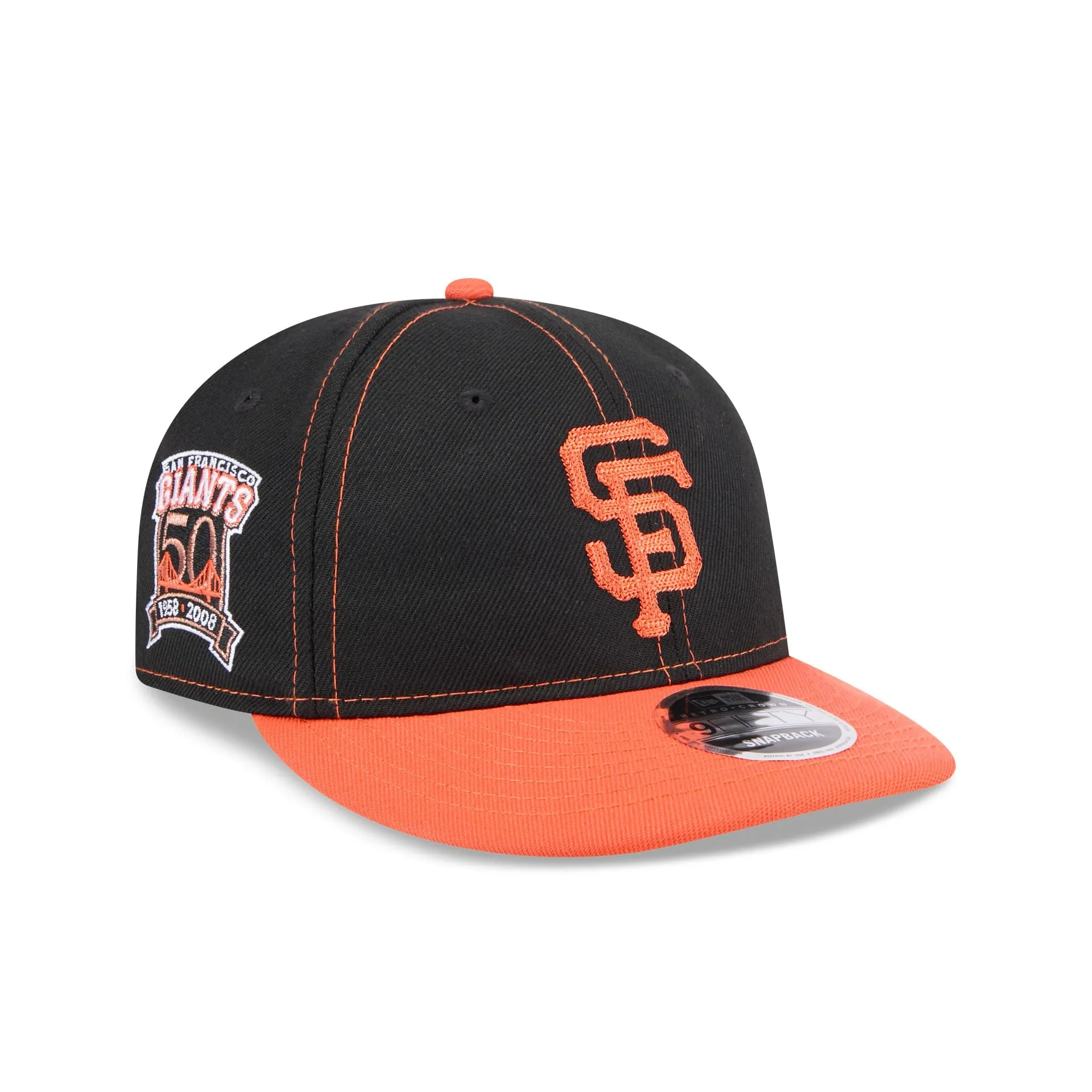 San Francisco Giants Thunder Crown Retro Crown 9FIFTY Snapback Hat sold by New Era