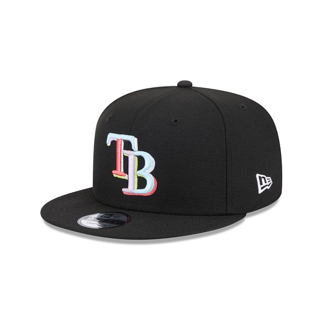 Tampa Bay Rays Color Pack Black 9FIFTY Snapback Hat sold by New Era product image thumbnail 3