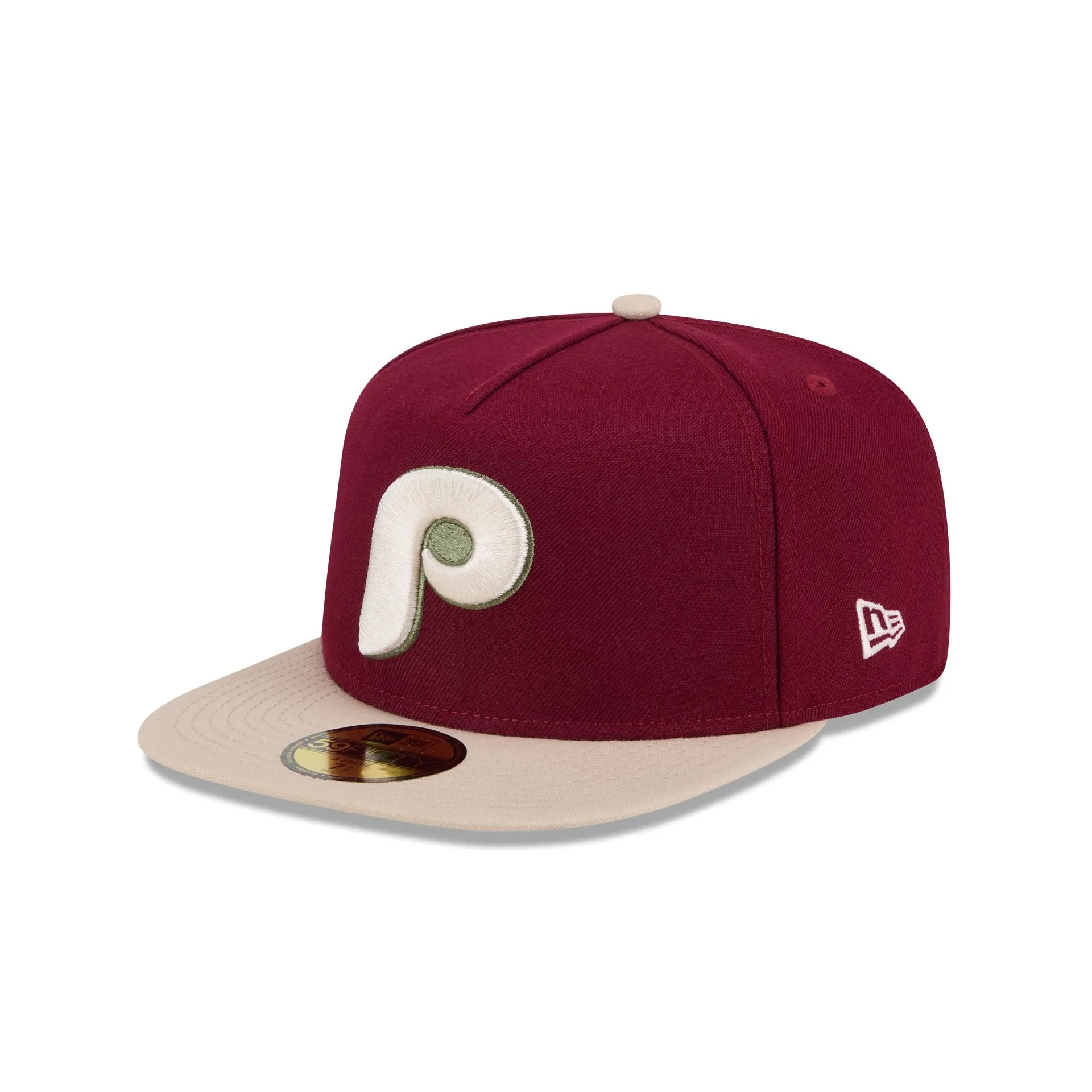 Philadelphia Phillies Canvas 59FIFTY A-Frame Fitted Hat sold by New Era product image thumbnail 3