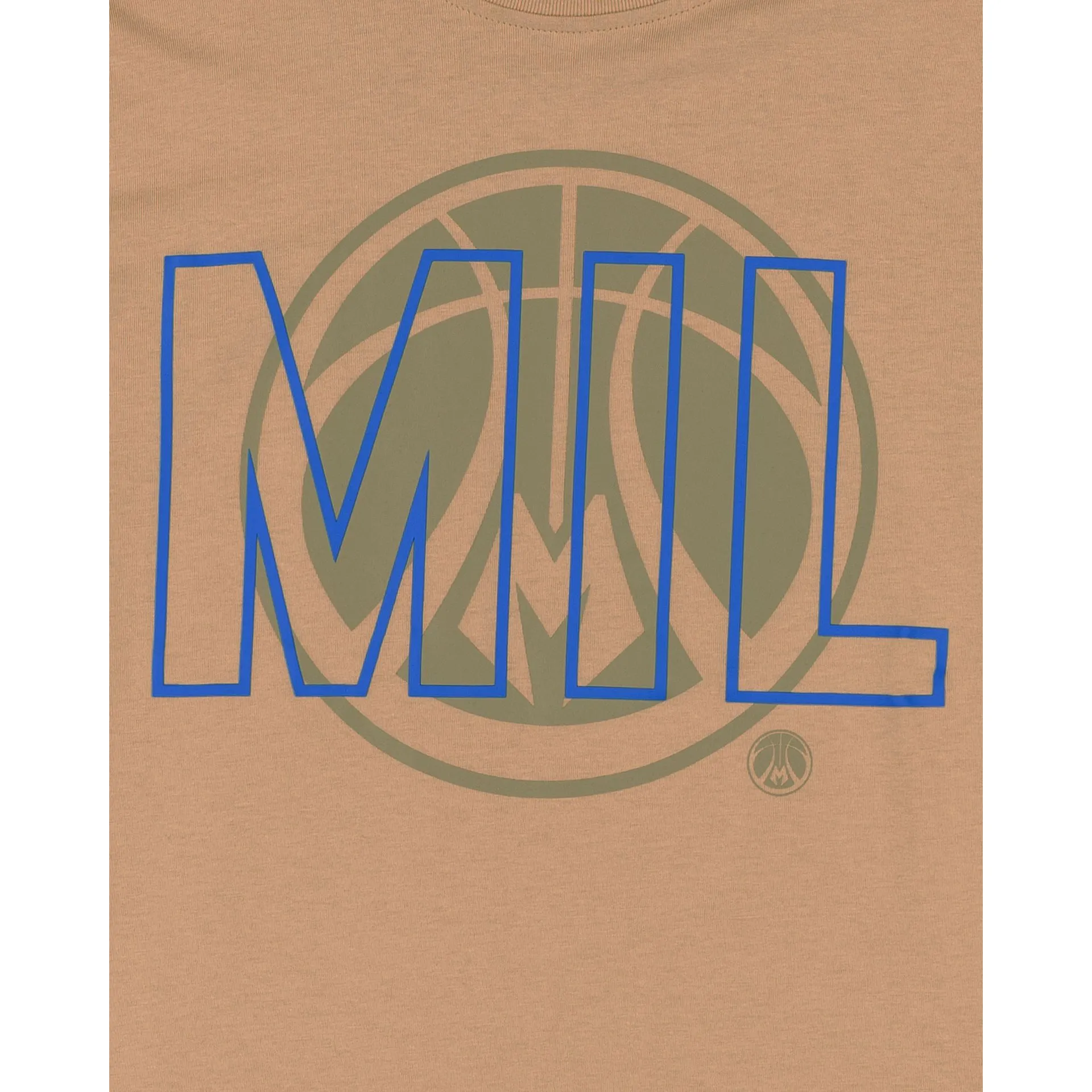 Milwaukee Bucks 2023 City Edition Tan T-Shirt sold by New Era product image thumbnail 4