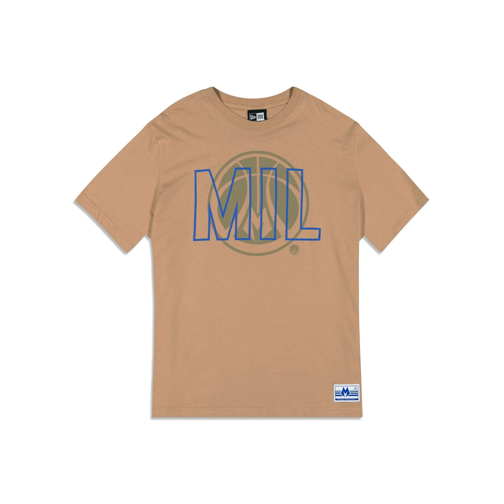 Milwaukee Bucks 2023 City Edition Tan T-Shirt sold by New Era