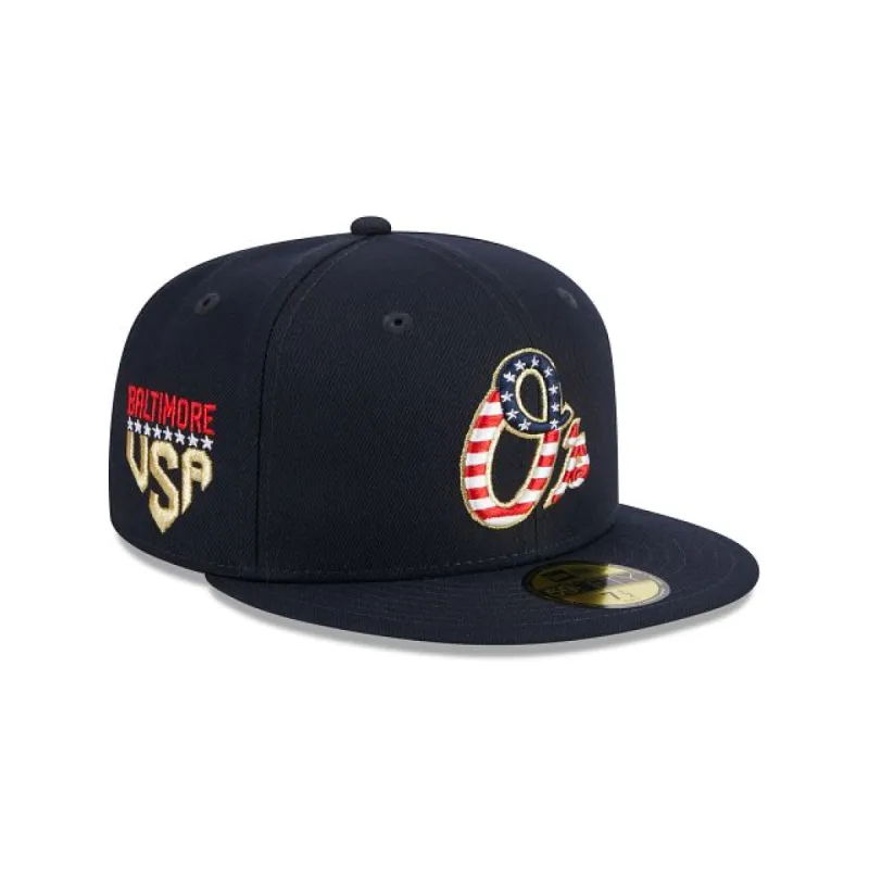 Baltimore Orioles Independence Day 2023 59FIFTY Fitted Hat sold by New Era