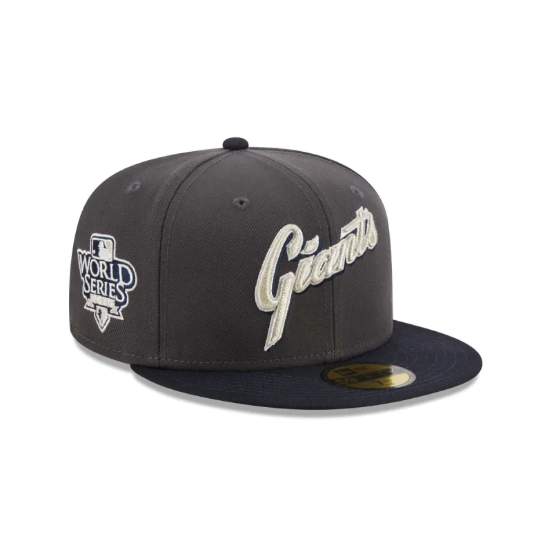 San Francisco Giants Graphite Crown 59FIFTY Fitted Hat sold by New Era