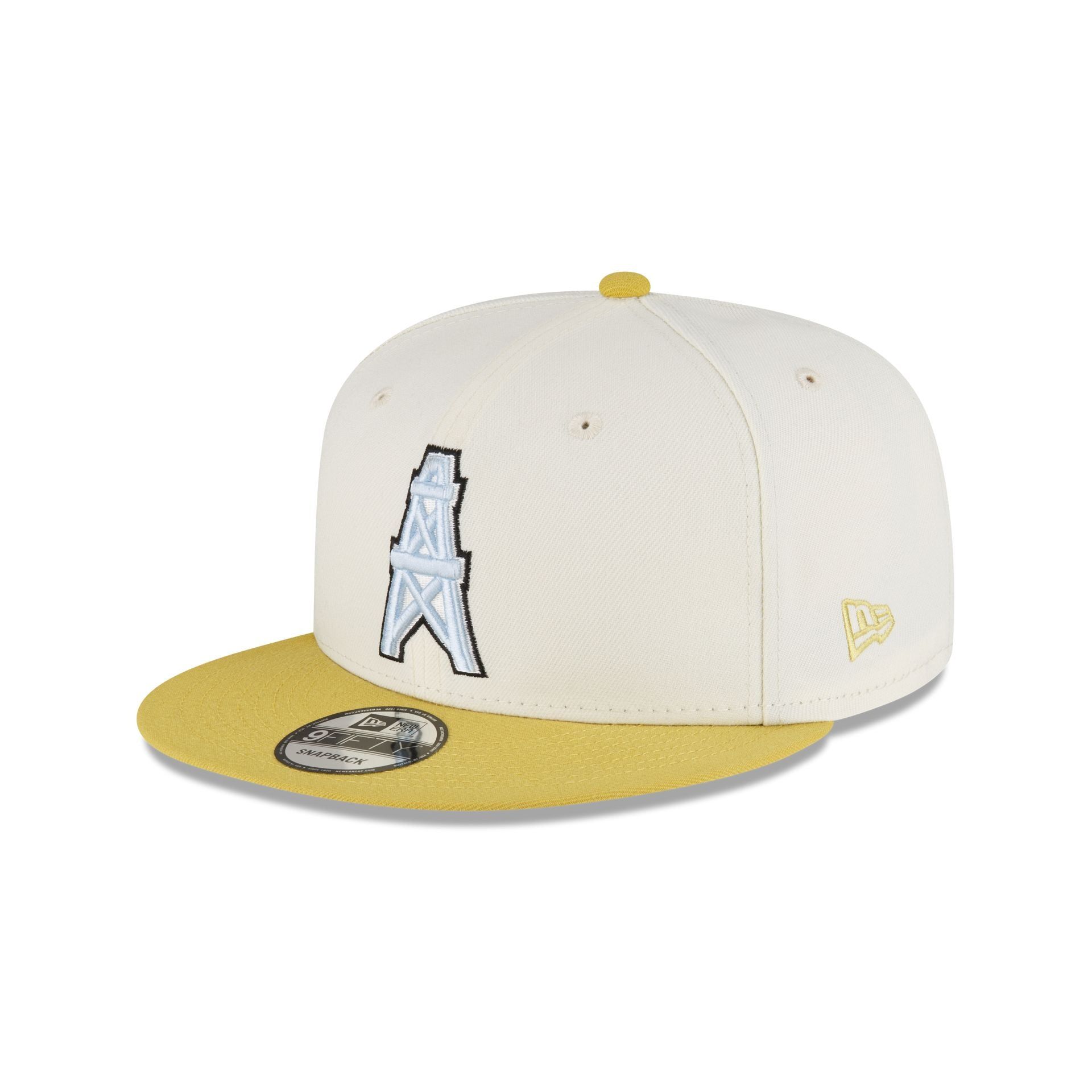 Houston Oilers Chartreuse Chrome 9FIFTY Snapback sold by New Era