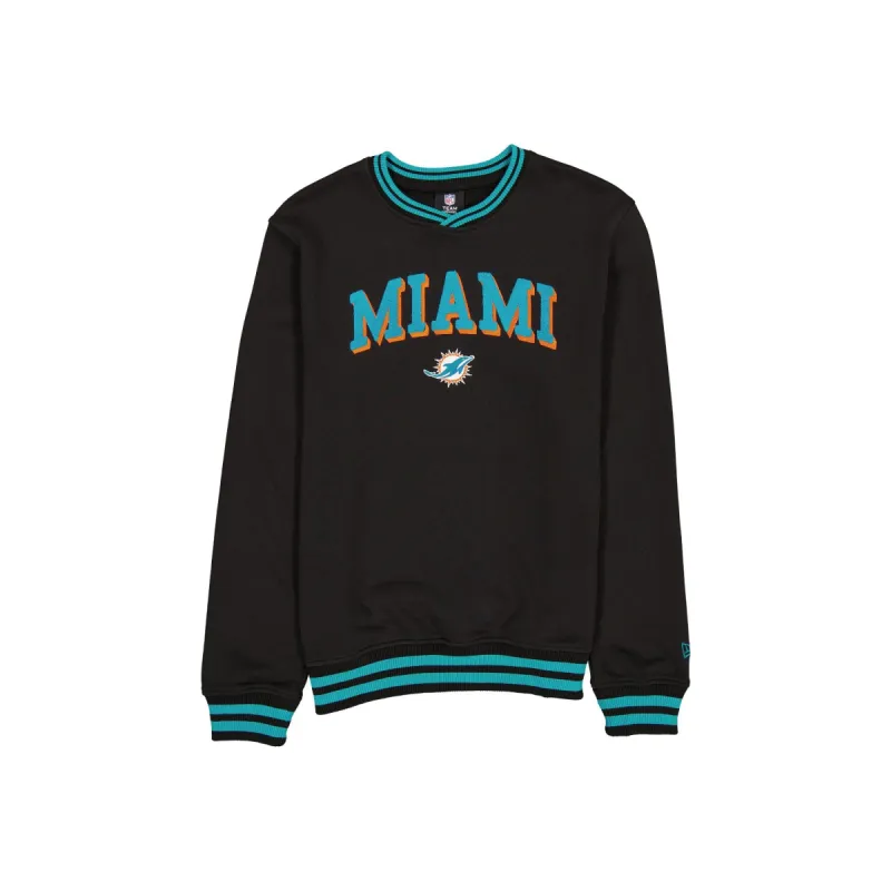 Miami Dolphins Sport Night Black Crewneck sold by New Era