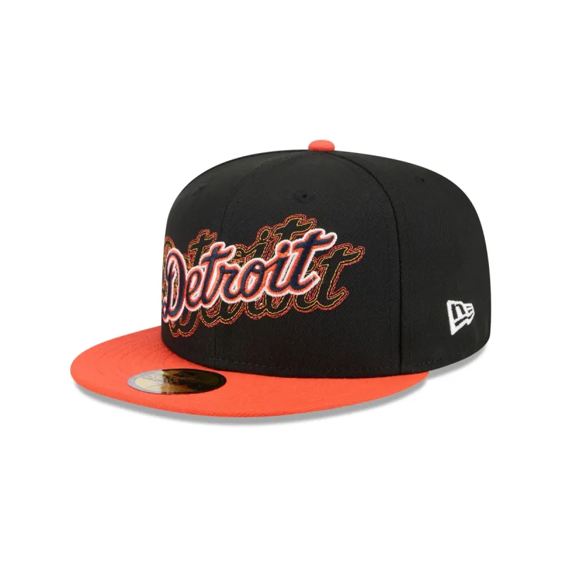 Detroit Tigers Shadow Stitch 59FIFTY Fitted Hat sold by New Era
