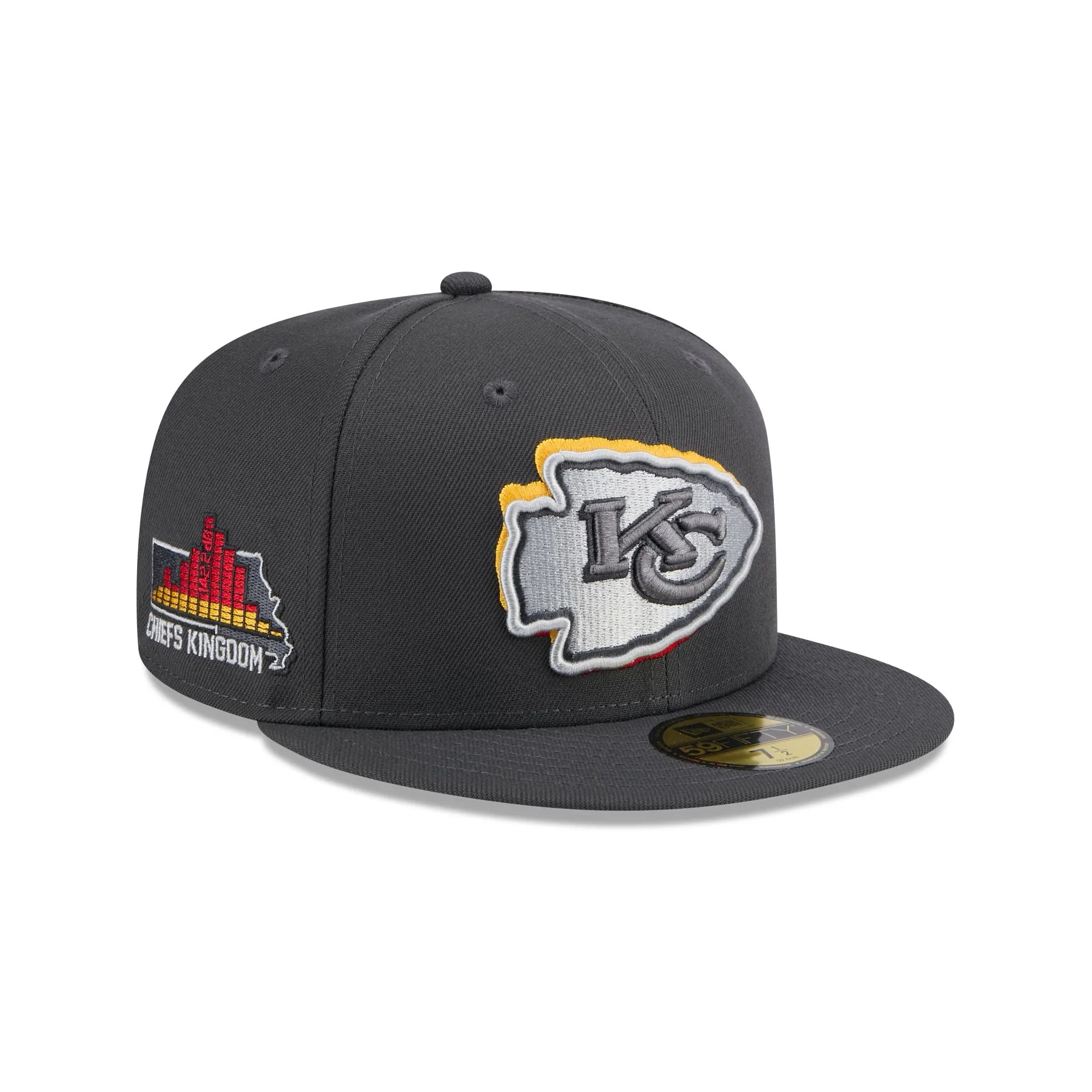 Kansas City Chiefs 2024 Draft Gray 59FIFTY Fitted Hat sold by New Era