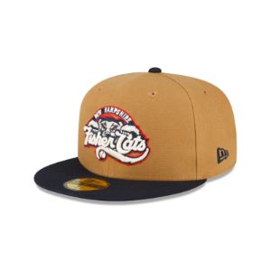 New Hampshire Fisher Cats Wheat 59FIFTY Fitted Hat sold by New Era