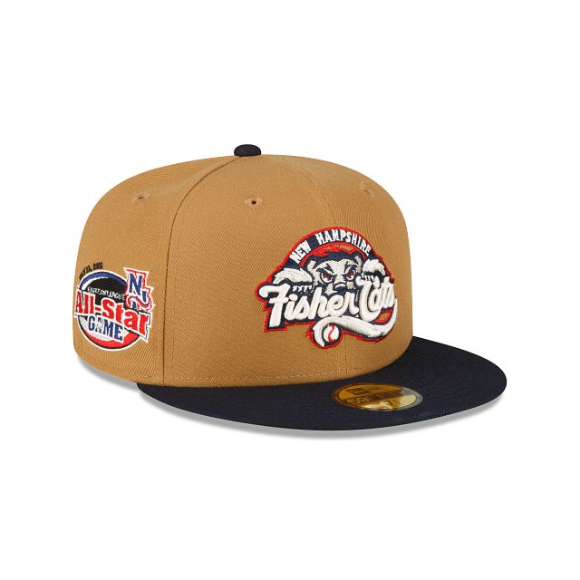 New Hampshire Fisher Cats Wheat 59FIFTY Fitted Hat sold by New Era