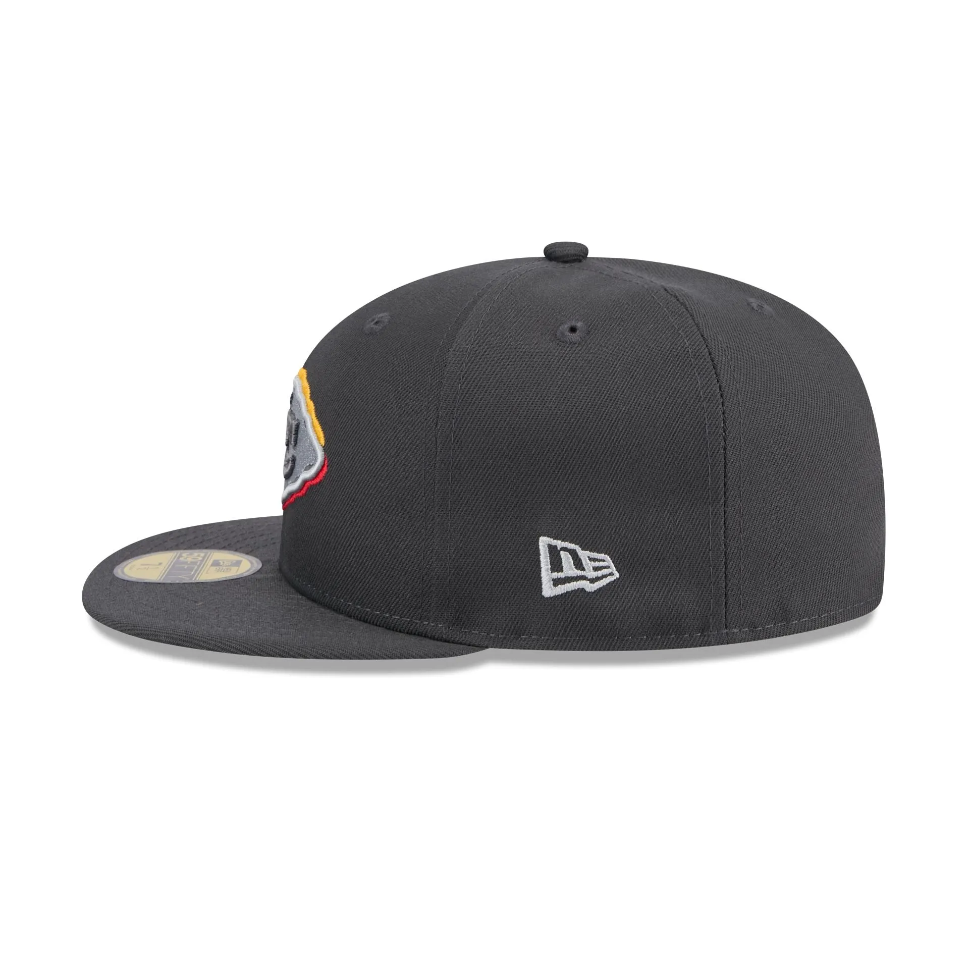 Kansas City Chiefs 2024 Draft Gray 59FIFTY Fitted Hat sold by New Era product image thumbnail 5