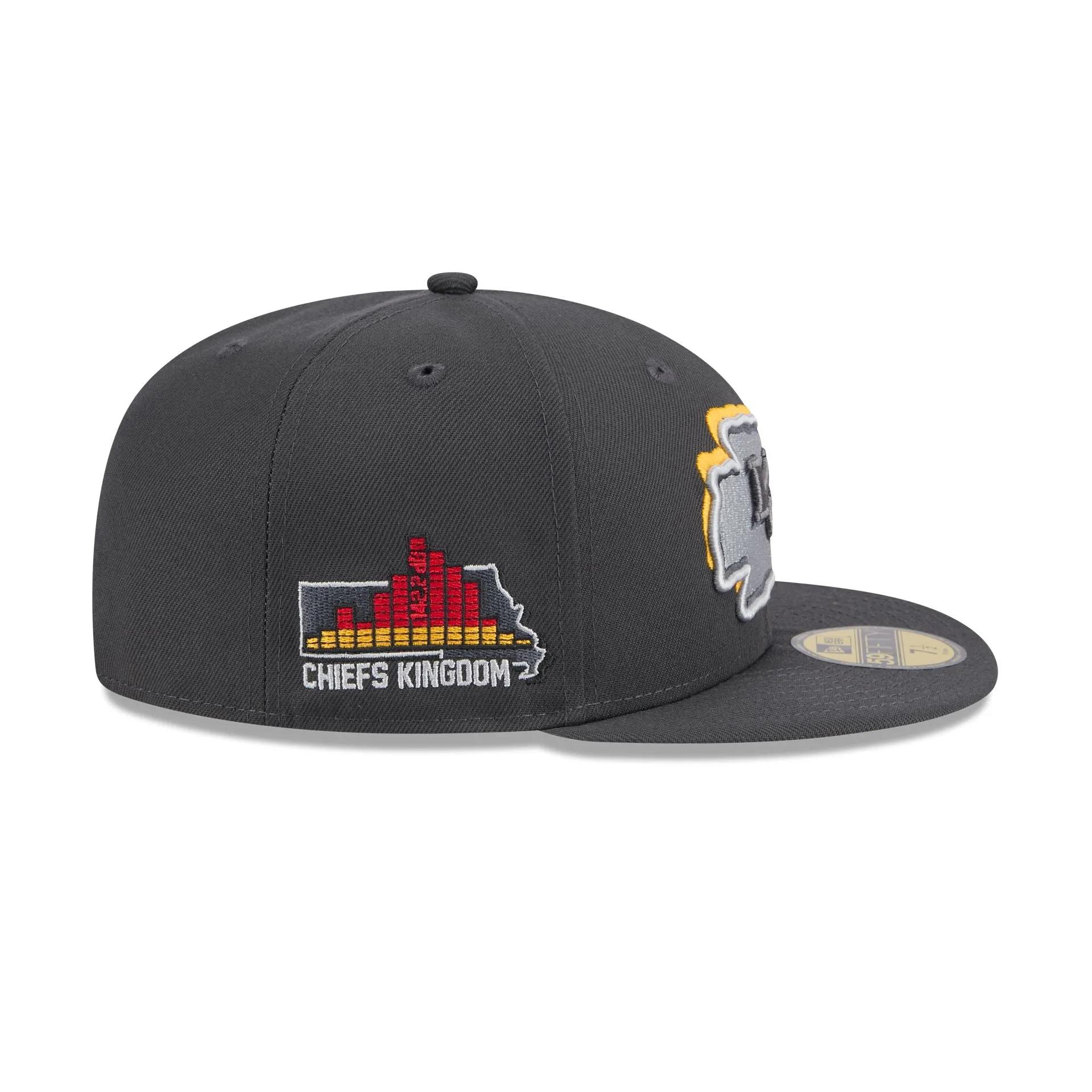 Kansas City Chiefs 2024 Draft Gray 59FIFTY Fitted Hat sold by New Era product image thumbnail 4