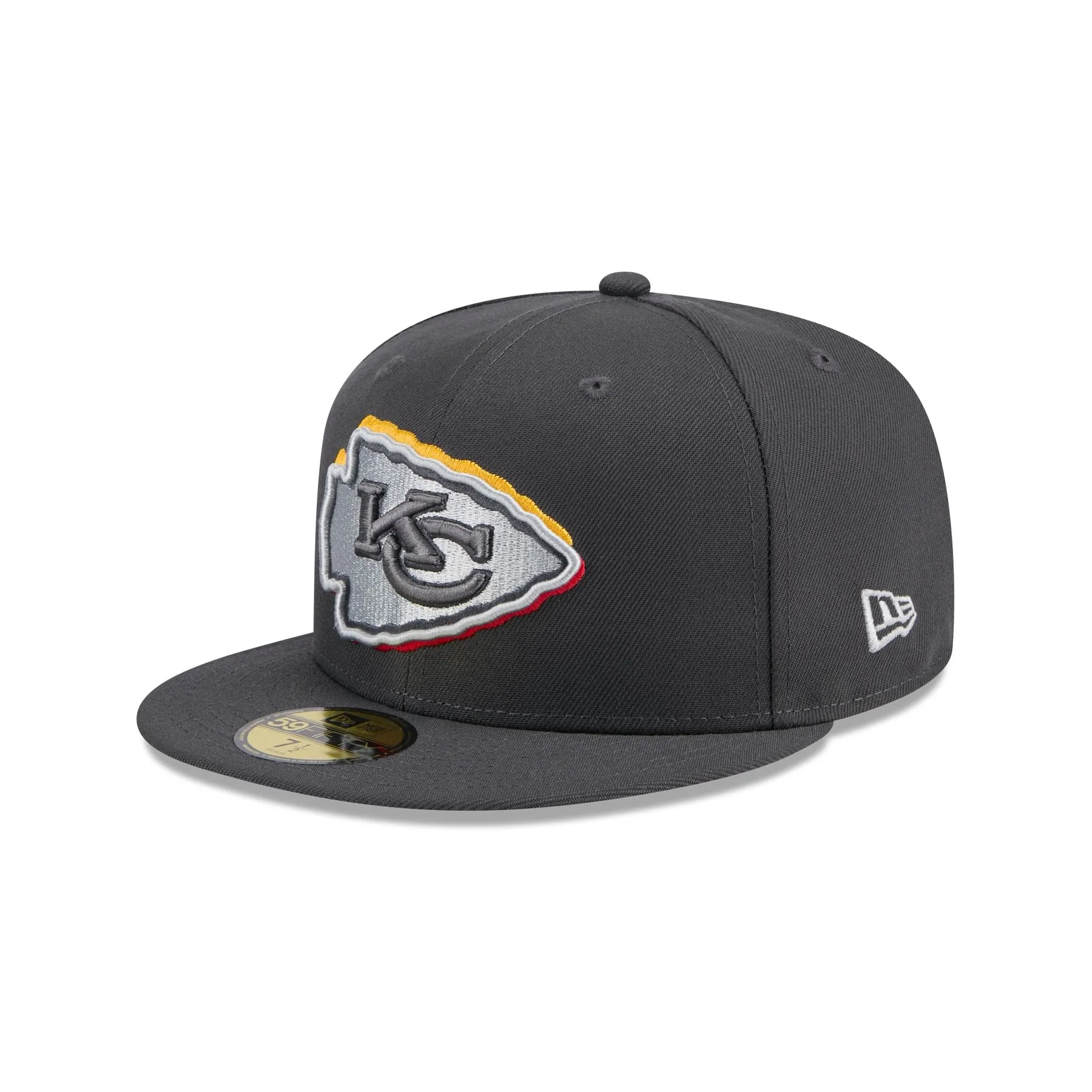 Kansas City Chiefs 2024 Draft Gray 59FIFTY Fitted Hat sold by New Era product image thumbnail 3