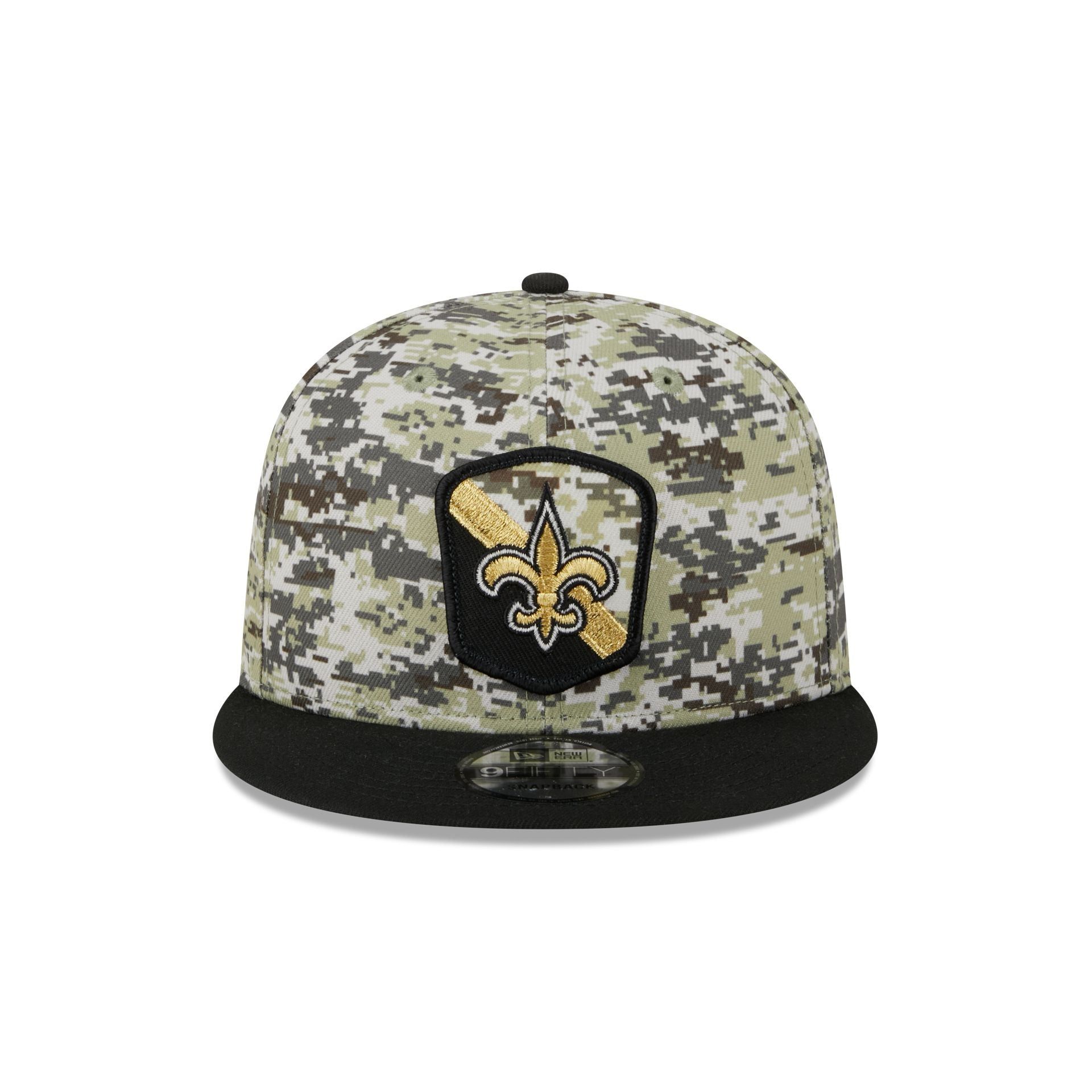 New Orleans Saints 2023 Salute to Service Camo 9FIFTY Snapback Hat sold by New Era product image thumbnail 2