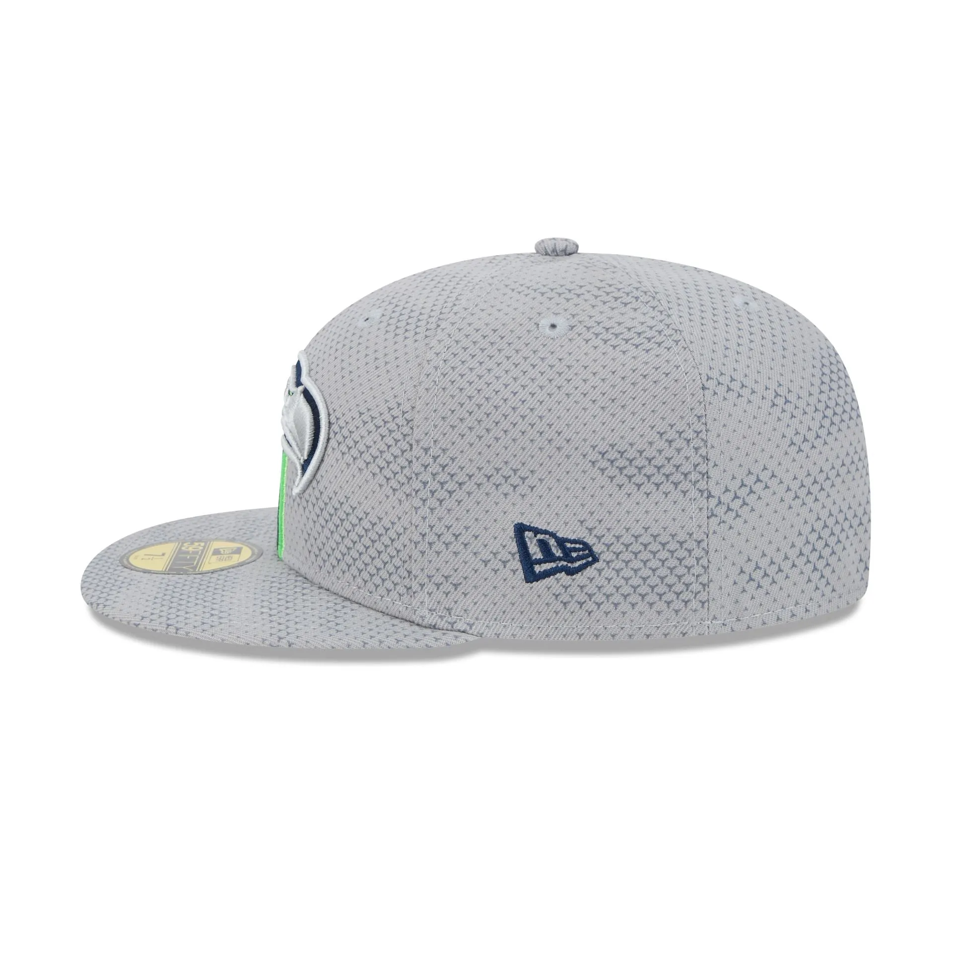 Seattle Seahawks 2024 Sideline Gray 59FIFTY Fitted Hat sold by New Era product image thumbnail 5