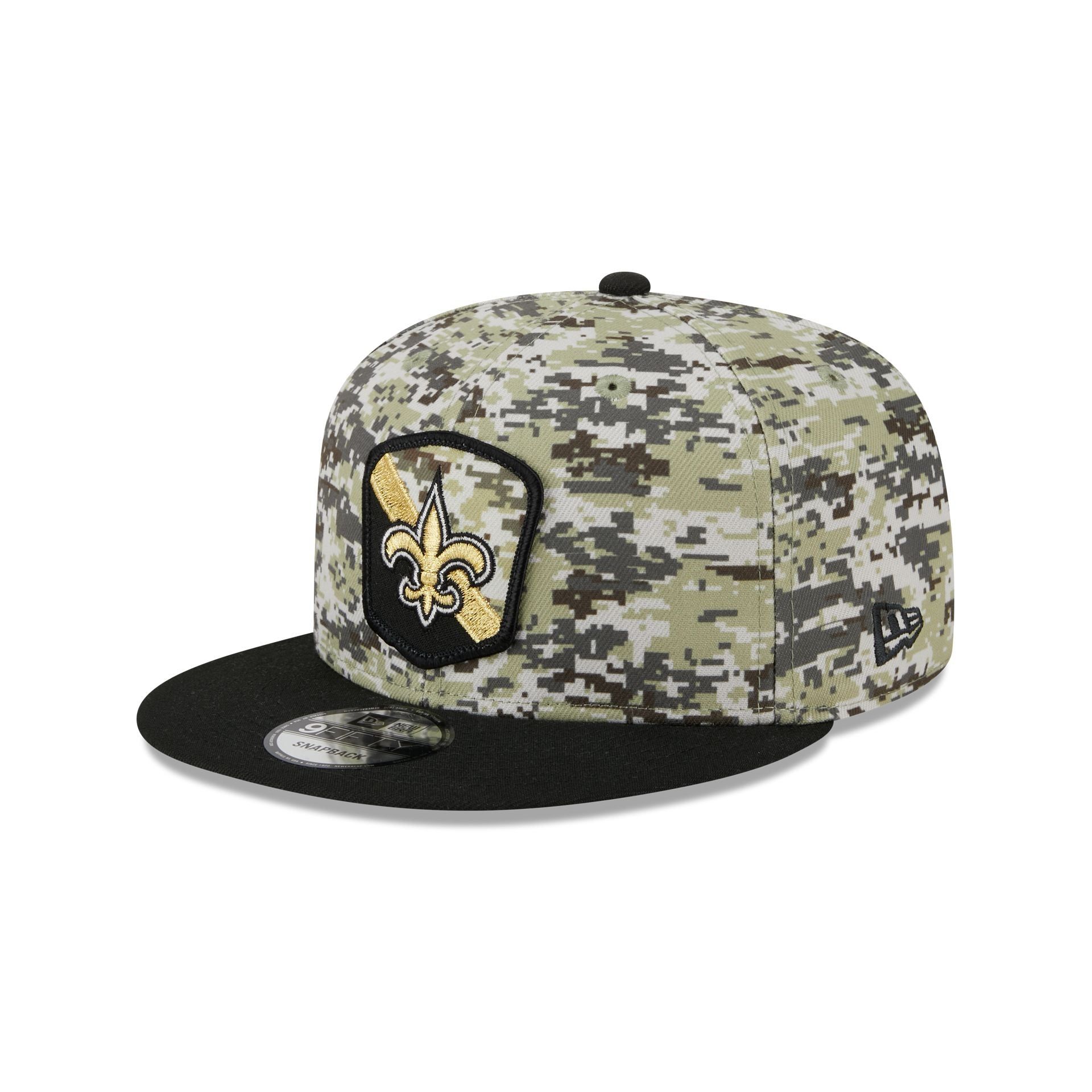 New Orleans Saints 2023 Salute to Service Camo 9FIFTY Snapback Hat sold by New Era product image thumbnail 3