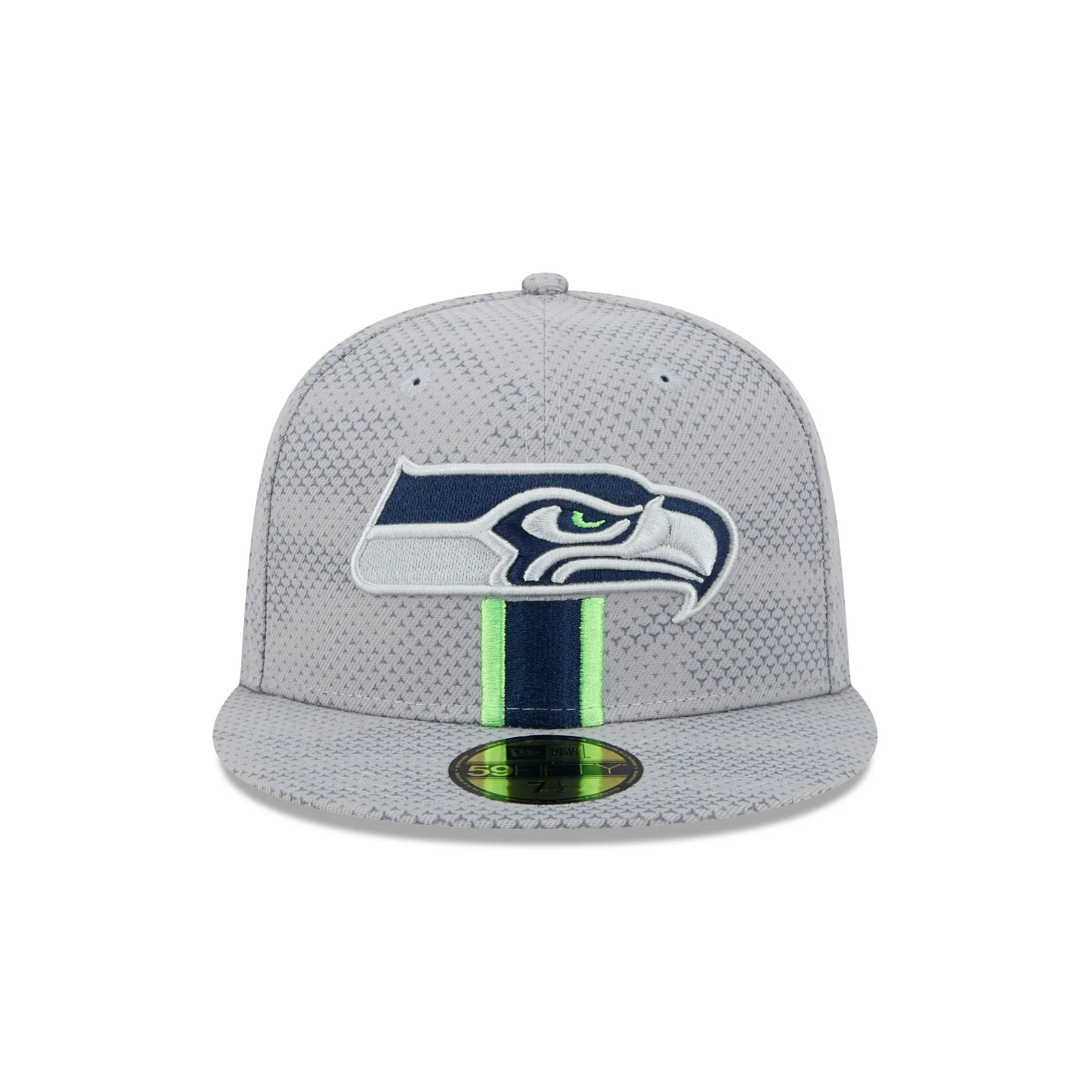 Seattle Seahawks 2024 Sideline Gray 59FIFTY Fitted Hat sold by New Era product image thumbnail 2