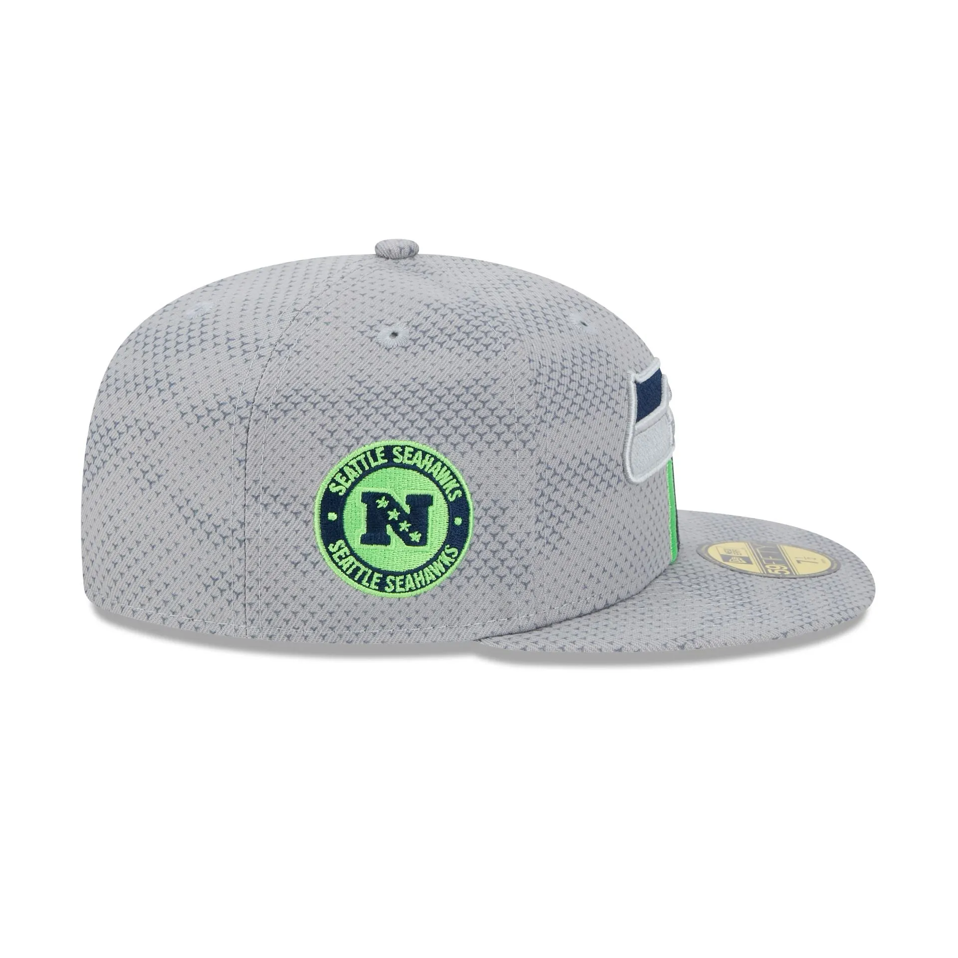 Seattle Seahawks 2024 Sideline Gray 59FIFTY Fitted Hat sold by New Era product image thumbnail 4