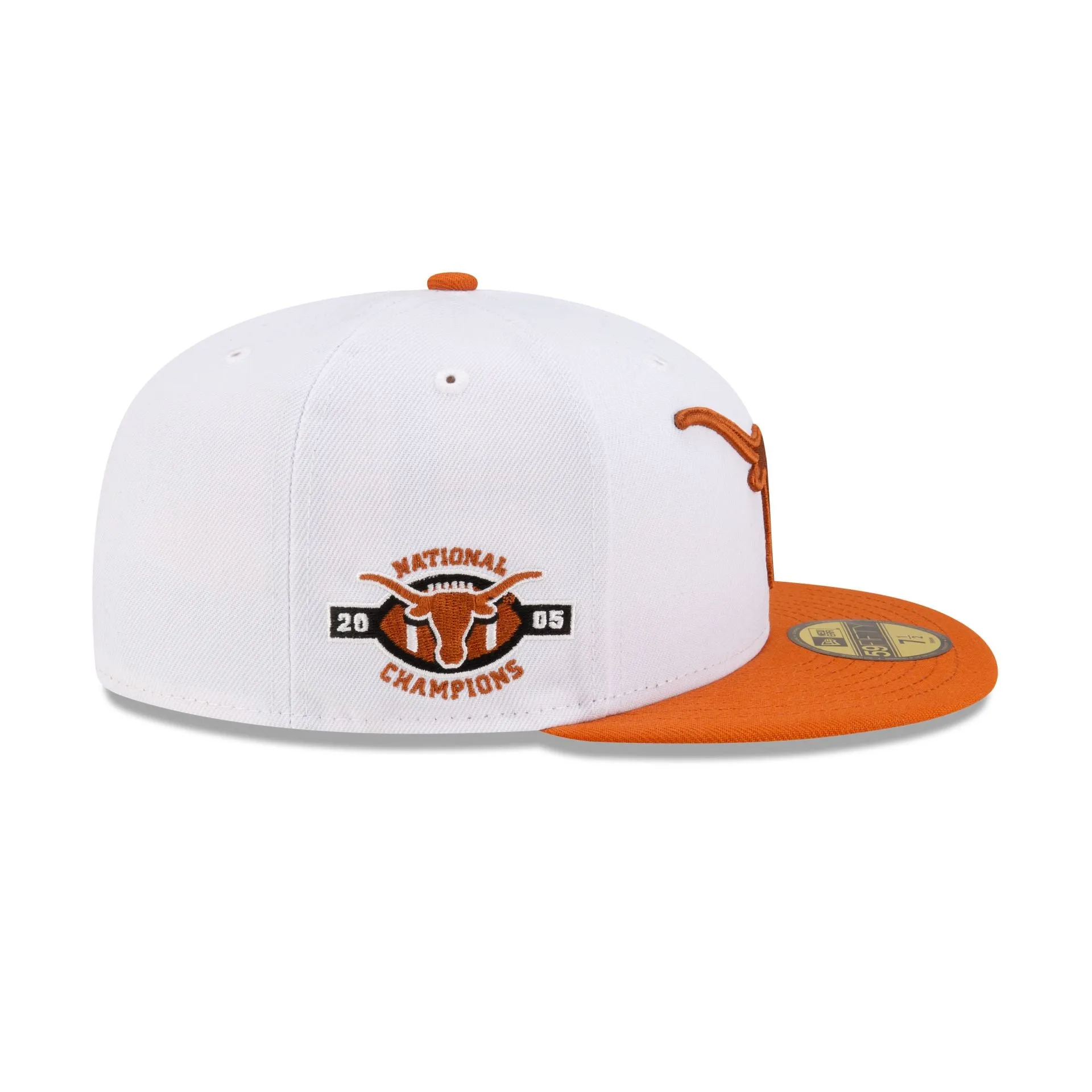 Texas Longhorns White 59FIFTY Fitted Hat sold by New Era product image thumbnail 4