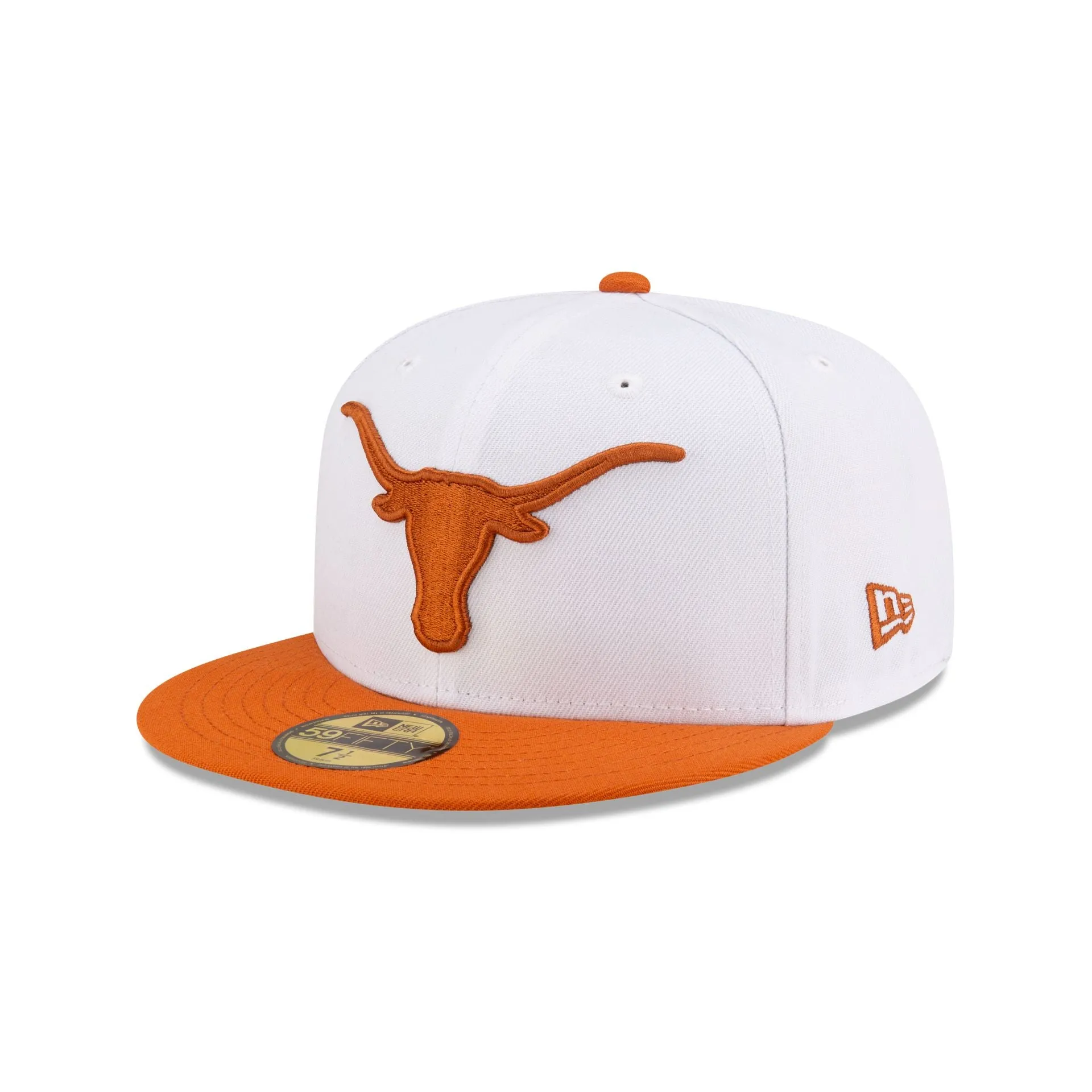 Texas Longhorns White 59FIFTY Fitted Hat sold by New Era product image thumbnail 3