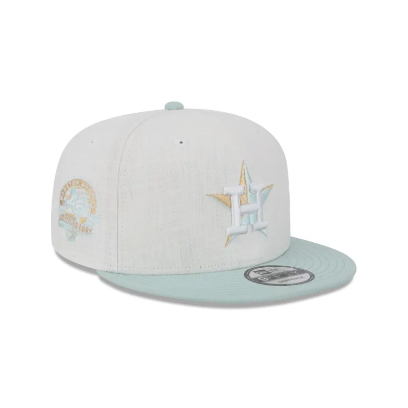 Houston Astros Minty Breeze Logo Select 9FIFTY Snapback Hat sold by New Era