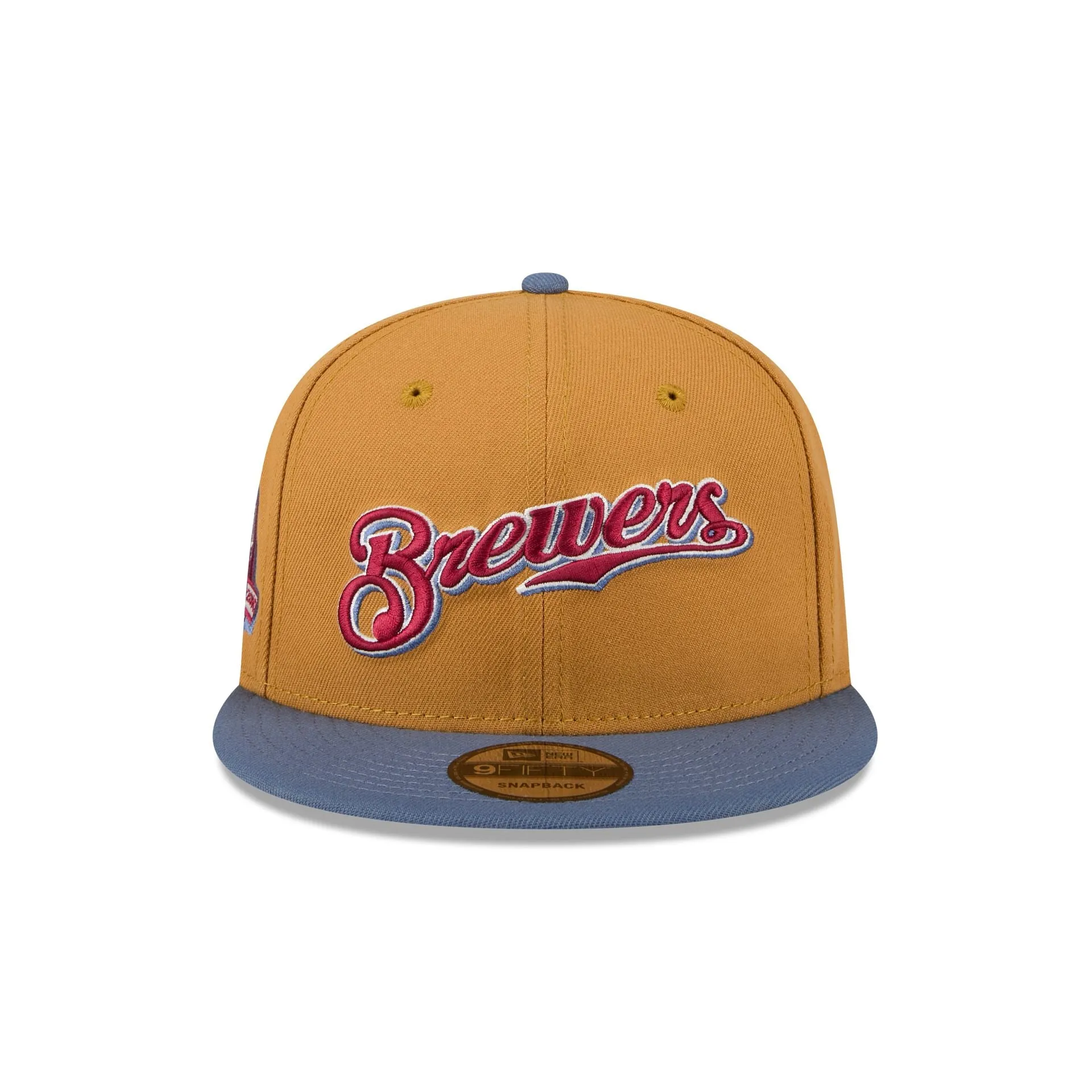 Milwaukee Brewers Panama Tan 9FIFTY Snapback Hat sold by New Era product image thumbnail 2