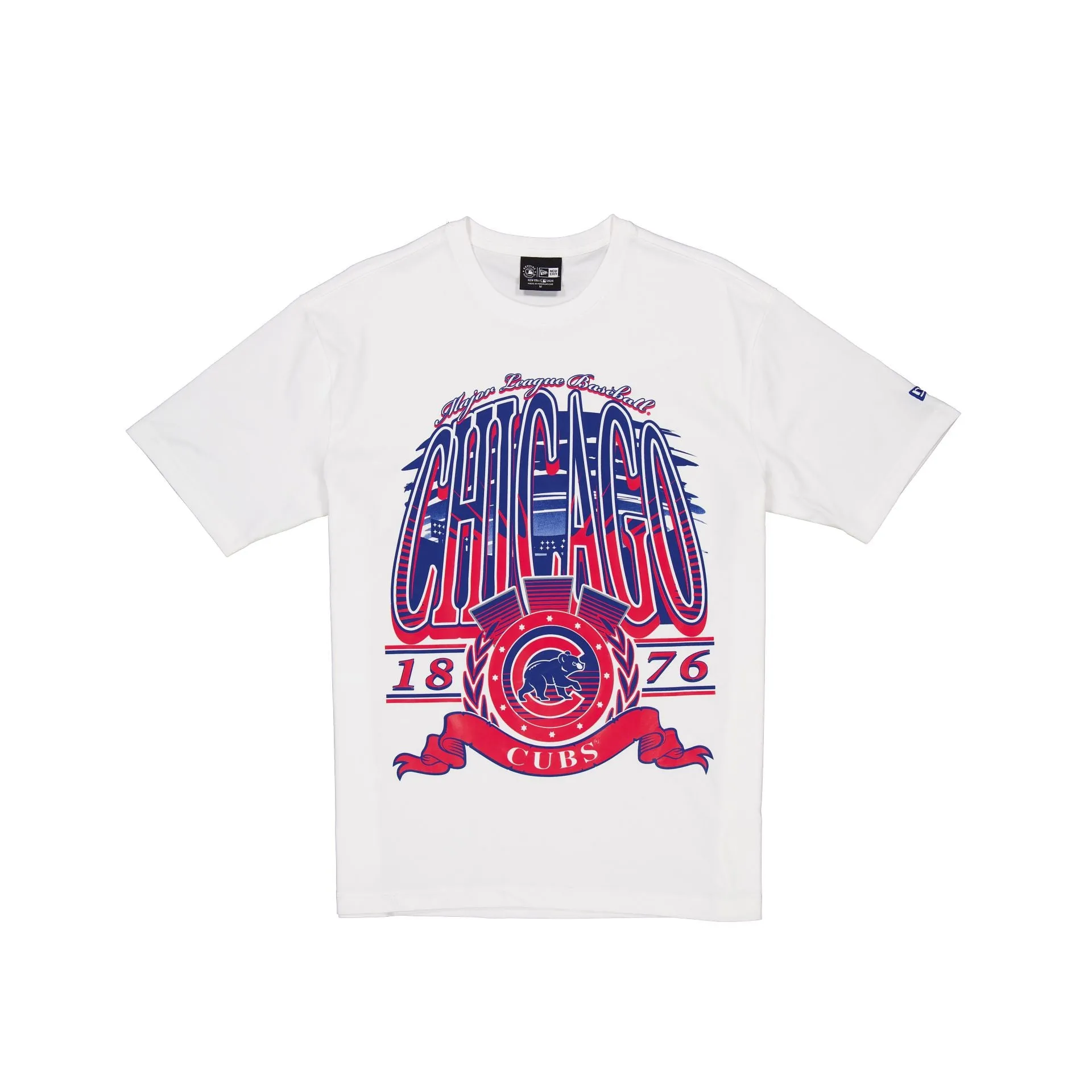 Chicago Cubs Sport Classics White T-Shirt sold by New Era