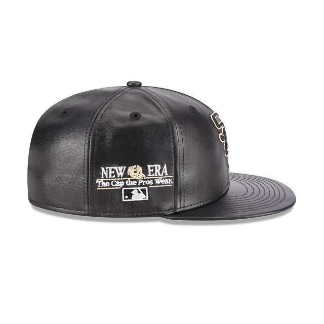 Chicago White Sox Leather 59FIFTY Fitted Hat sold by New Era product image thumbnail 4